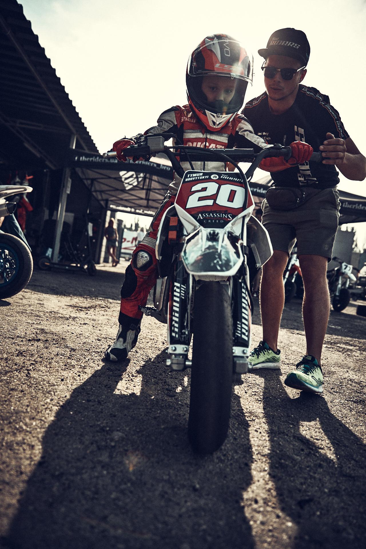  Тренировки на мотоциклах для детей