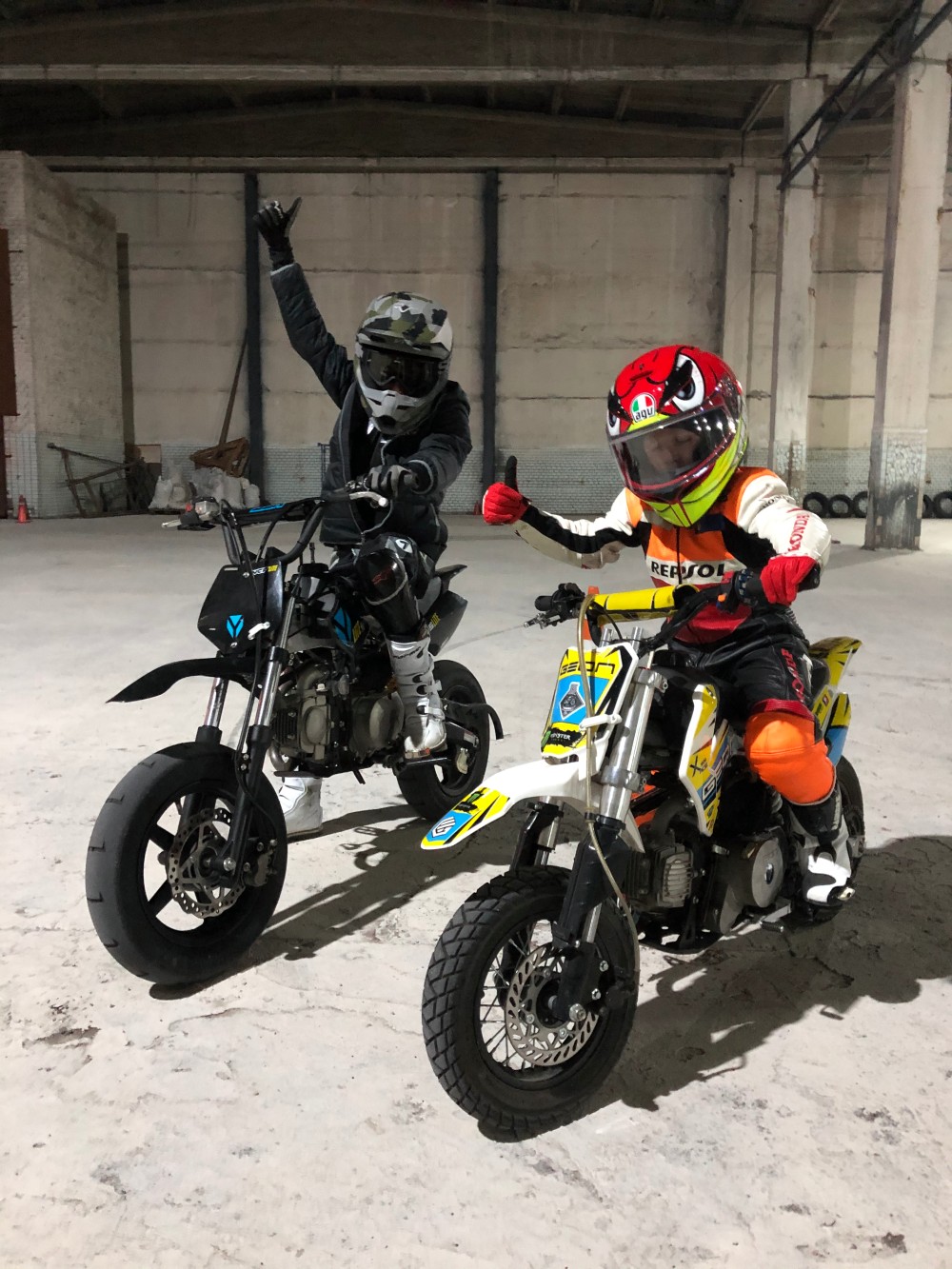  Тренировки на мотоциклах для детей